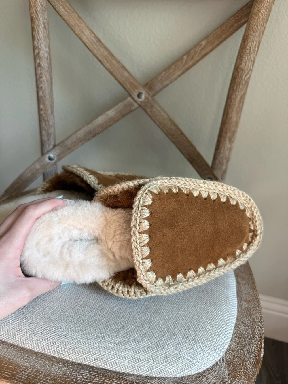 MOU Campfire Slippers cognac - Picture 7 of 8